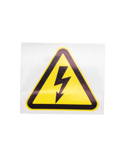 Наклейка знак электробезопасности "Опасность поражения электротоком "100*100*100 мм Rexant