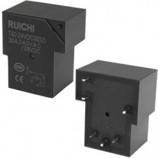 Электромагнитное реле RUICHI T90 24VDC (832) 30A, монтаж DIP