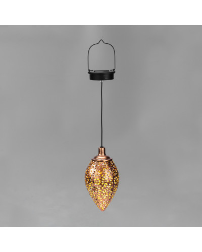 Светильник подвесной Фатих, 3000К, встроенный аккумулятор, солнечная панель, коллекция Стамбул REXANT