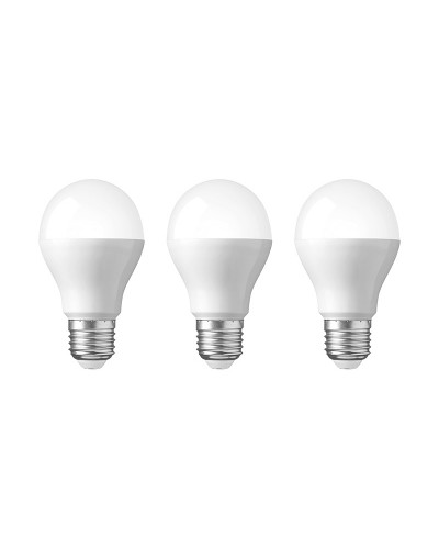 Лампа светодиодная Груша A60 9,5Вт E27 903Лм 4000K нейтральный свет (3 шт/уп) REXANT