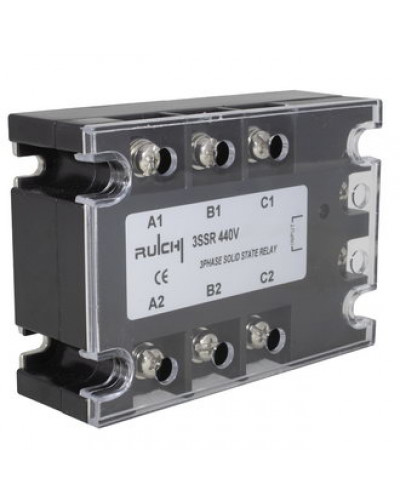 Твердотельное реле RUICHI 3SSR 440V 25A (Z)D3 (3-32v), 1000 МОм