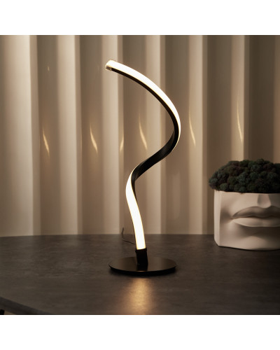 Светильник декоративный Spiral Duo, LED, 2Вт, 3000К, 5В, черный REXANT
