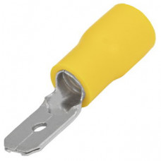 Клемма ножевая изолированная M-типа (вилка) RUICHI MDD 5.5-250 мм, желтая