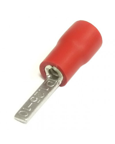 Клемма ножевая изолированная RUICHI DBV1.25-10, красная