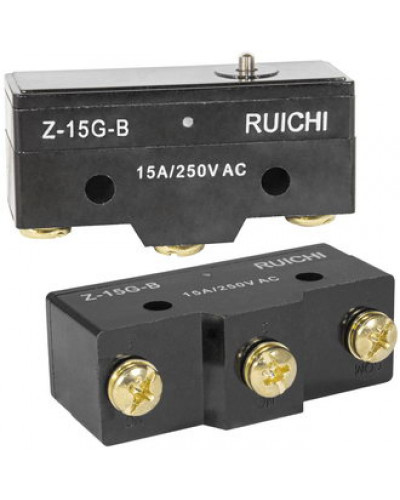 Микропереключатель RUICHI Z-15G-B, ON-(ON) 3P, 15 A, 250 В