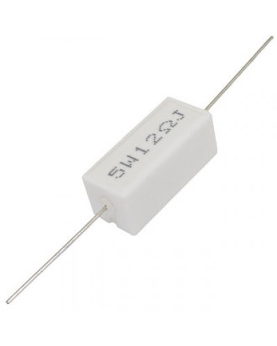Мощный постоянный резистор XIN HUA RX27-1 12 Ом 5W 5% / SQP5, керамо-цементный корпус
