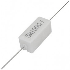 Мощный постоянный резистор RUICHI RX27-1 100 Ом 5W 5% / SQP5, керамо-цементный  корпус