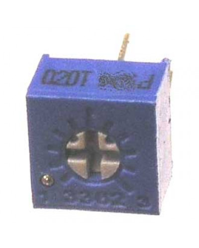 Подстроечный резистор RUICHI 3362P 100R, угол поворота 240