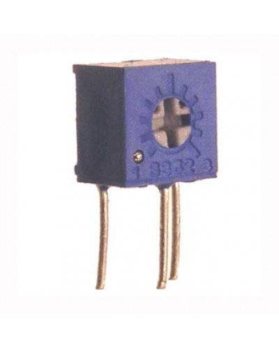 Подстроечный резистор RUICHI 3362W 200R, угол поворота 210