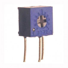 Подстроечный резистор RUICHI 3362W 500R, угол поворота 210