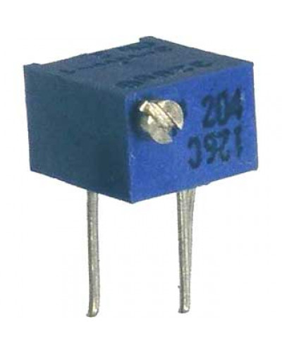 Подстроечный резистор RUICHI 3266P 20K, 12 оборотов