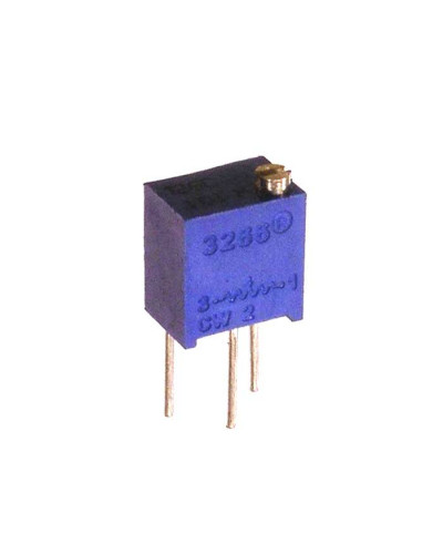 Подстроечный резистор RUICHI 3266W 100R, 15 оборотов