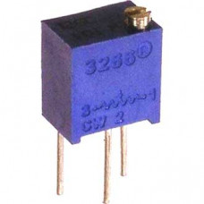 Подстроечный резистор RUICHI 3266W 100K, 15 оборотов