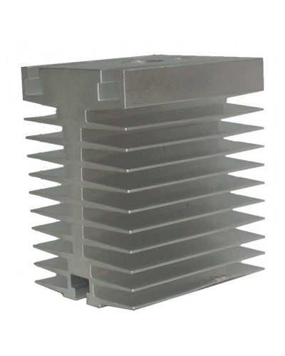 Радиатор охлаждения воздушный двусторонний штыревого типа RUICHI О-161, с резьбой М16, 70х80х100 мм, алюминиевый