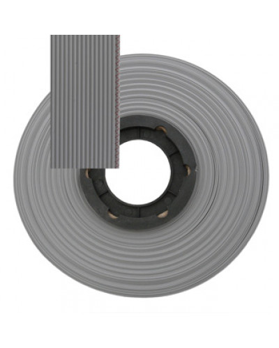Кабель ленточный 16-проводный RUICHI шаг 1.27 мм сечение жила CU изоляция PVC цвет серый