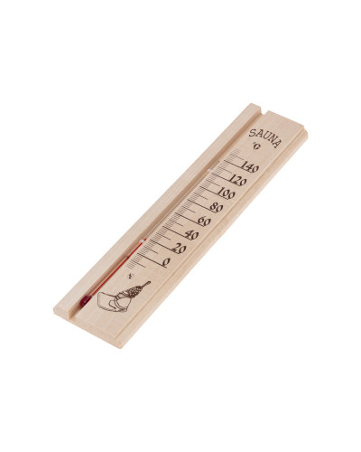 Термометр для сауны, деревянное основание, 65х275мм REXANT