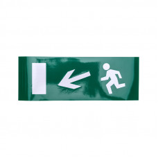 Наклейка для аварийного светильника  "Направление к эвакуационному выходу налево вниз" REXANT