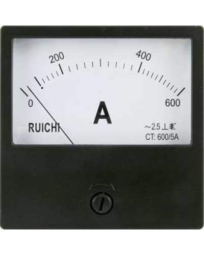 Амперметр переменного тока аналоговый RUICHI Ц42300, 600/5 А, 50 Гц
