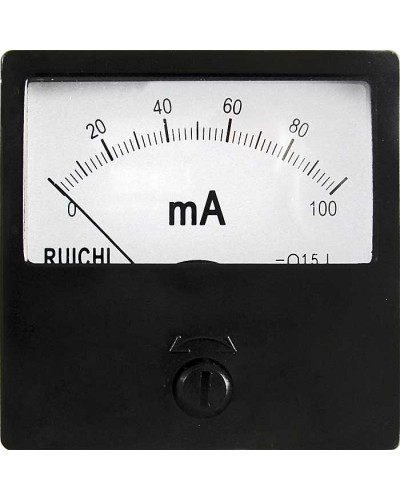 Амперметр постоянного тока аналоговый RUICHI М42301, 100 мА