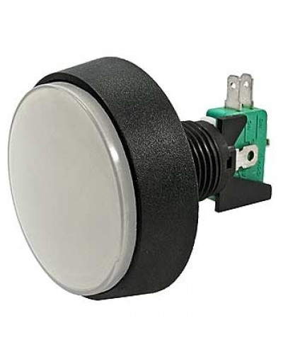 Кнопка GMSI круглая RUICHI 1B-C с LED подсветкой 12 В, 5 А, 30 мОм, 250 В, NO(NC)+NC(NO), белая