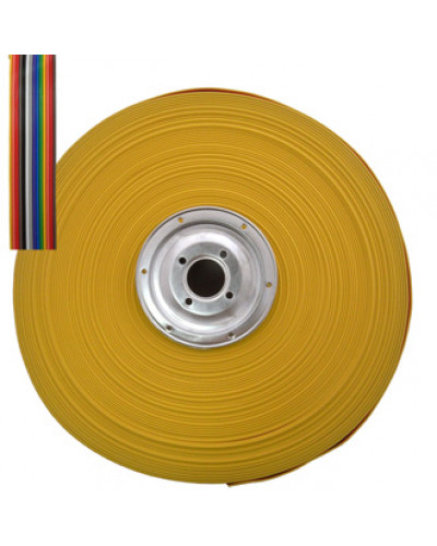 Кабель ленточный 14-проводный RUICHI, шаг 1,27 мм, сечение 28 AWG, жила CU, изоляция PVC, цвет мультиколор