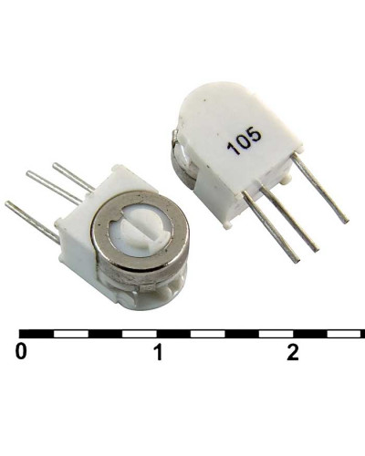 Подстроечный резистор RUICHI 3329X 10K (СП3-19Б), угол поворота 260