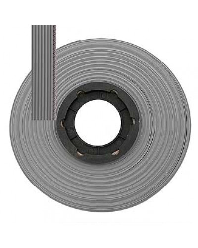 Кабель ленточный 8-проводный RUICHI шаг 1.27 мм сечение жила CU изоляция PVC цвет серый