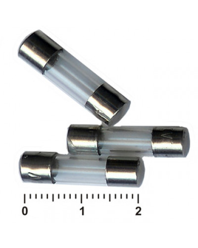 Предохранитель цилиндрический RUICHI S1014, 0.315 А, 250 В, -60…+85 °C, с плавкой вставкой