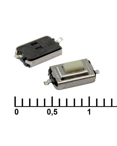 Тактовая кнопка RUICHI IT-1181A, 8x3.7x2.6 мм, OFF-(ON), 50 мА, 12 В, 100 мОм