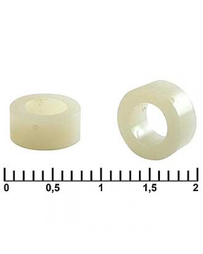Втулка пластиковая RUICHI, внешний диаметр 7 мм, внутренний диаметр 4 мм, длина 3 мм