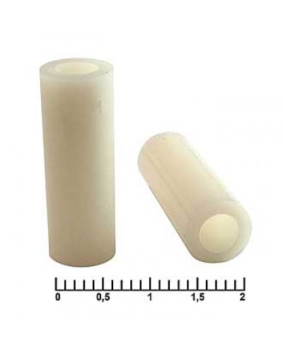 Втулка пластиковая RUICHI, внешний диаметр 7 мм, внутренний диаметр 4 мм, длина 20 мм