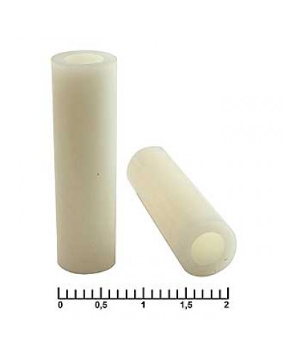 Втулка пластиковая RUICHI, внешний диаметр 7 мм, внутренний диаметр 4 мм, длина 25 мм