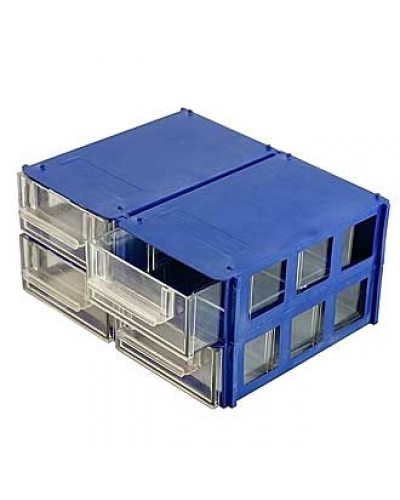 Ячейка наборная FUHENGSHENG 40x90x140 (ВхШхГ) синяя, материал HDPE