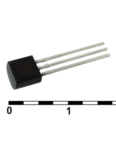 2N3904 CTK Биполярный транзистор NPN, 40 В, 0,2 А, TO-92
