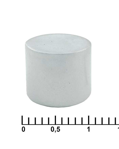 Магнит самарий-кобальтовый дисковый RUICHI, 10x10 мм, класс N35, круглый