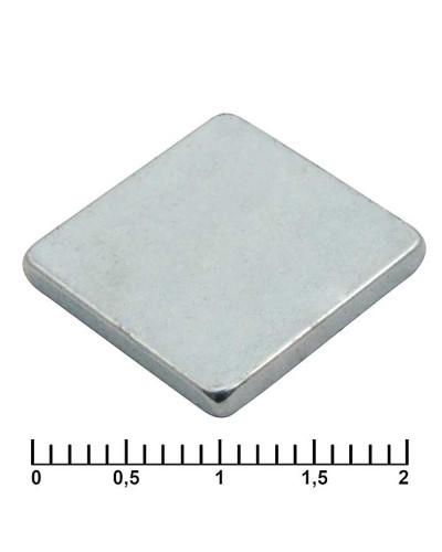 Магнит RUICHI B 15x15x2 мм, класс N35, квадратный