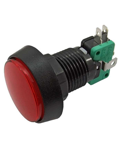 Кнопка GMSI круглая RUICHI 4B-C с LED подсветкой 12 В, 5 А, 30 мОм, 250 В, NO(NC)+NC(NO), красная