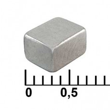 Магнит самарий-кобальтовый RUICHI, 5x4x3 мм, класс N35, прямоугольный