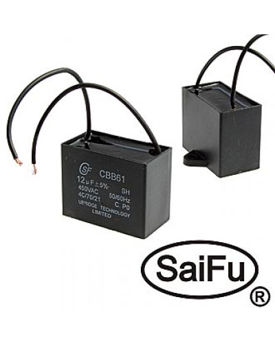 Пусковой конденсатор SAIFU CBB61, 12 мкФ, 450 В