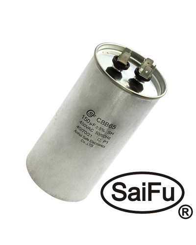 Пусковой конденсатор SAIFU CBB65, 150 мкФ, 450 В