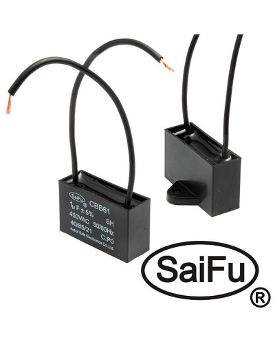 Пусковой конденсатор SAIFU CBB61, 1 мкФ, 450 В