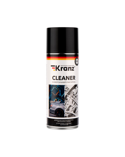 Очиститель универсальный CLEANER, 520мл (400мл), аэрозоль KRANZ