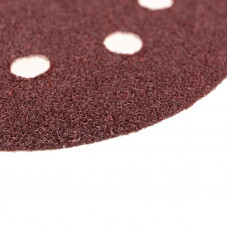 Диск абразивный на ворсовой основе, на липучке, перфорированный, P40, 125мм, 10 шт. KRANZ