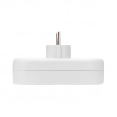 Двойник электрический линейный 16А с/з + 2 USB-порта, 2,4 А, белый REXANT