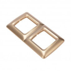 DEA Рамка 2-я горизонтальная Золотой Металлик KRANZ