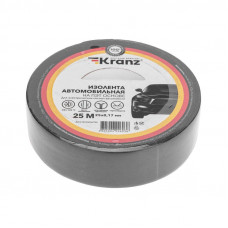 Изолента автомобильная KRANZ полиэстер, 0.17х25 мм, 25 м