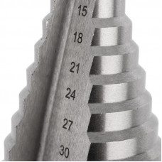 Сверло по металлу ступенчатое 9,0-36,0мм, 110мм, 62 HRC KRANZ