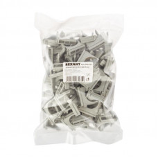 Крепеж-клипса для труб ø32мм, серая (100 шт/уп) REXANT