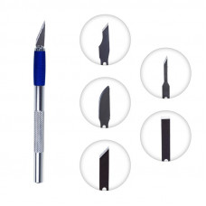 Набор скальпель со сменными лезвиями 7 предметов REXANT