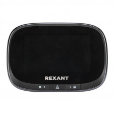 Видеоглазок дверной REXANT (DV-115) с цветным LCD-дисплеем 4.3' с функцией записи фото/видео по движению, встроенный звонок, ночной режим работы